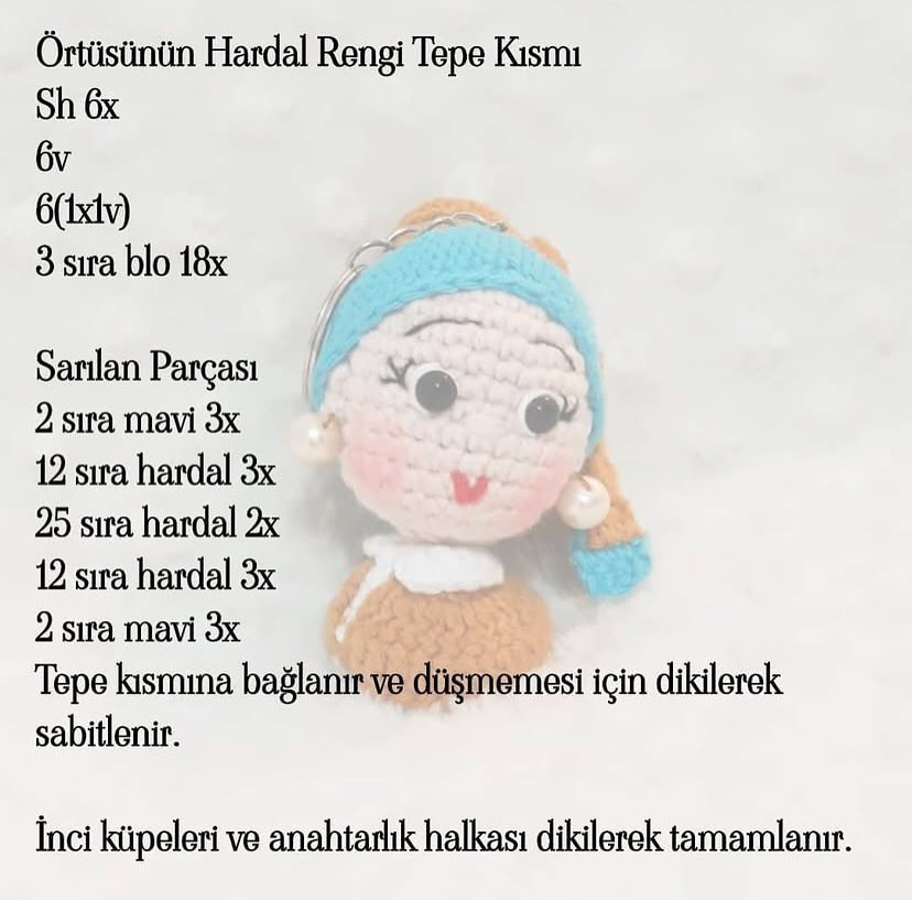 Ücretsiz Anahtarlık Örgü Şeması