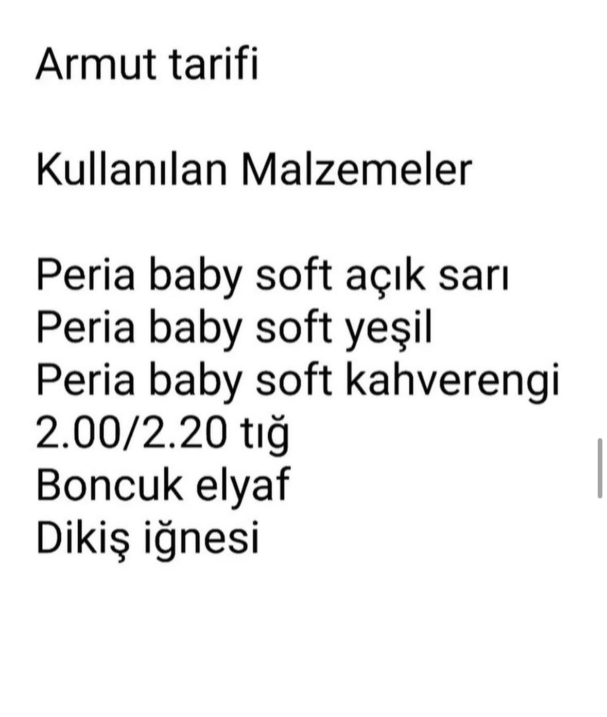 Ücretsiz Armut Örgü Şeması