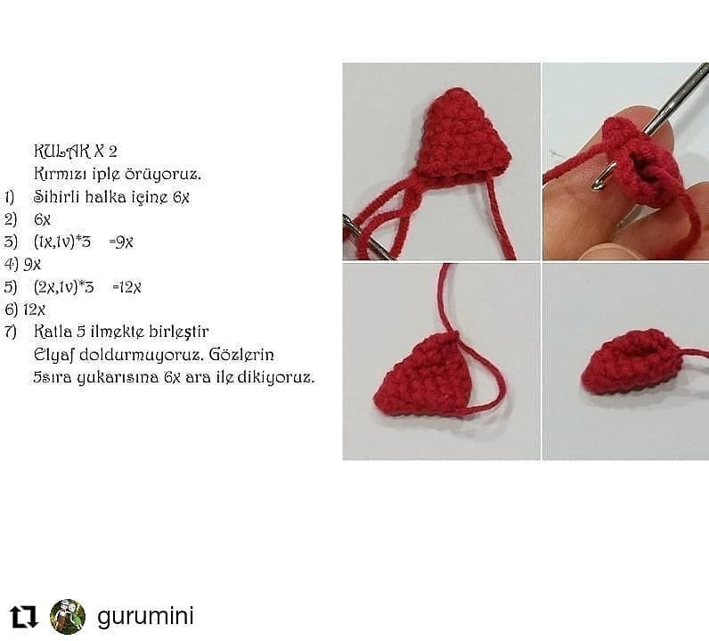 Ücretsiz At Amigurumi Tığ İşi Tarifi