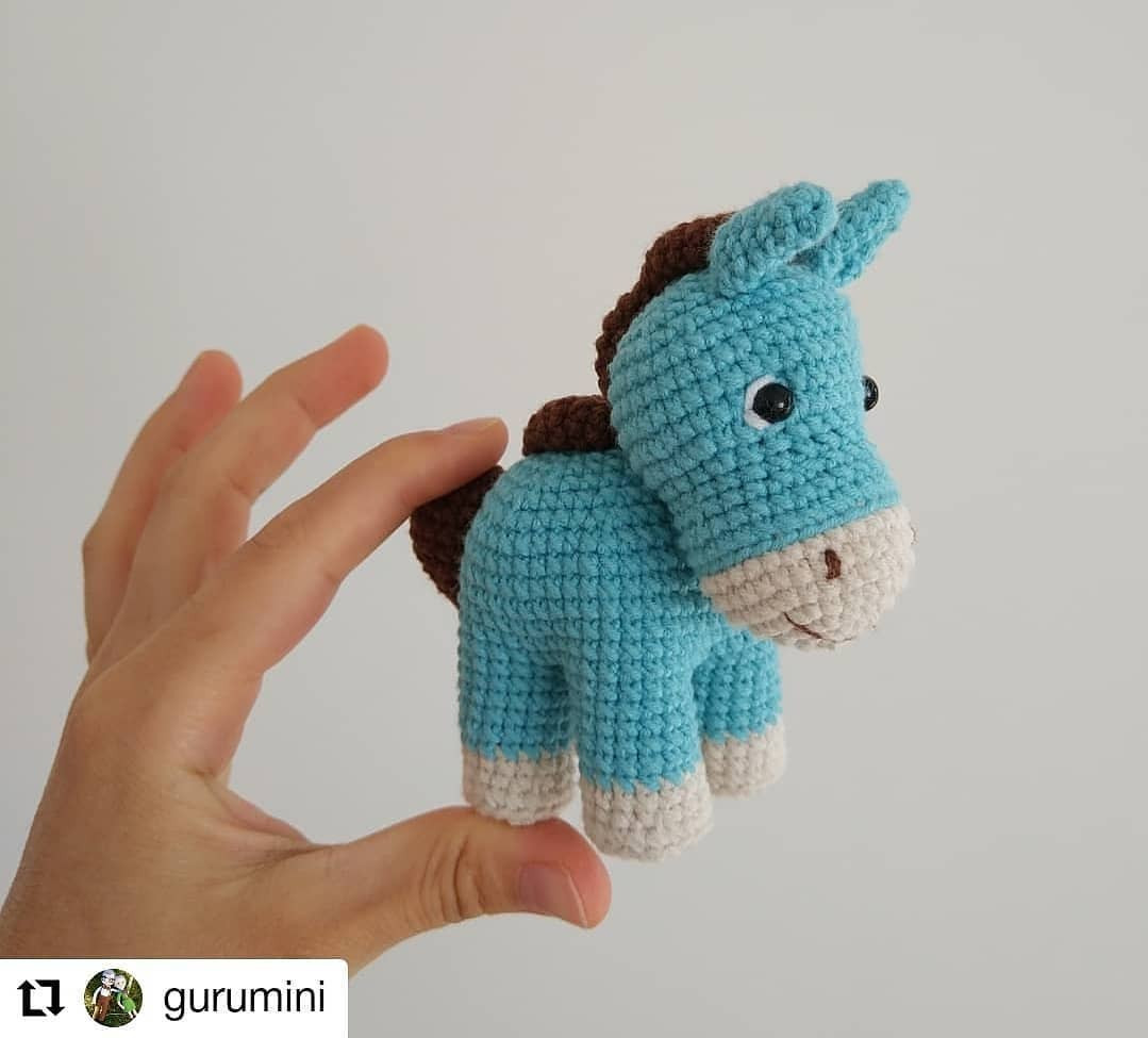 Ücretsiz At Amigurumi Tığ İşi Tarifi