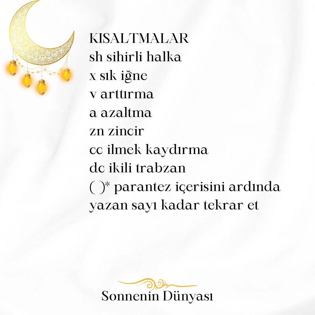 Ücretsiz Ay ve Yıldız Süsleme Şeması