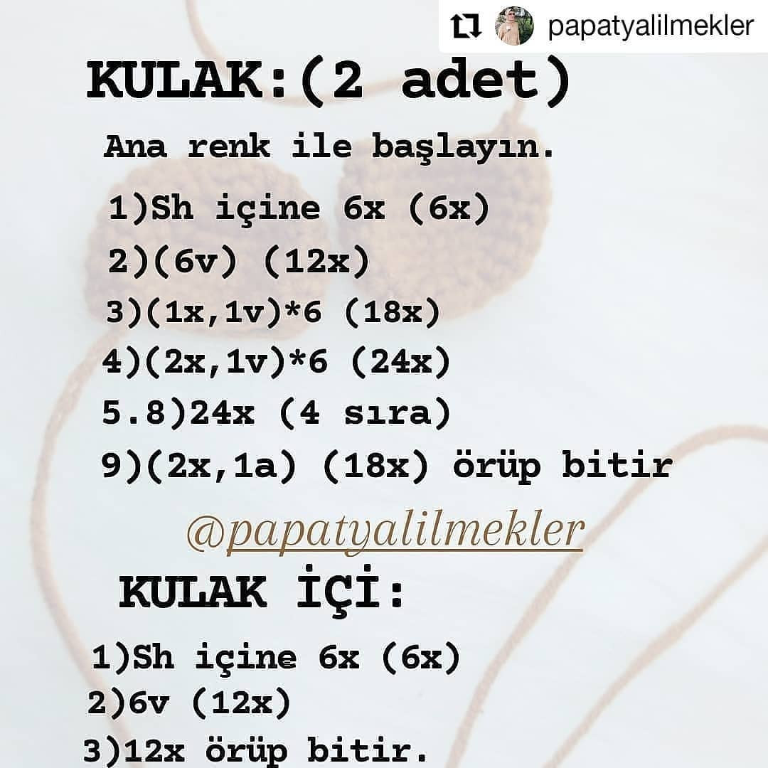 Ücretsiz Ayı Şişesi Kılıfı Tığ İşi Örneği