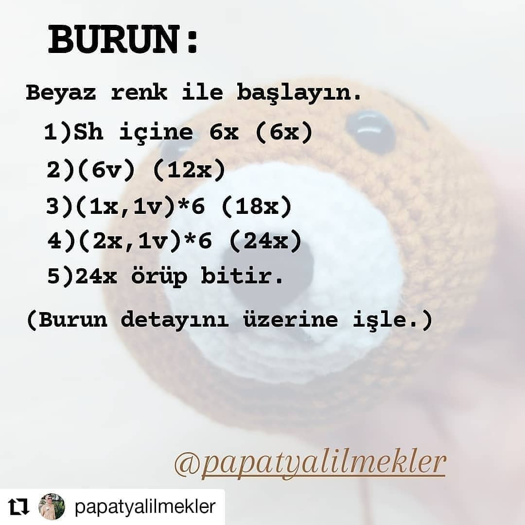 Ücretsiz Ayı Şişesi Kılıfı Tığ İşi Örneği