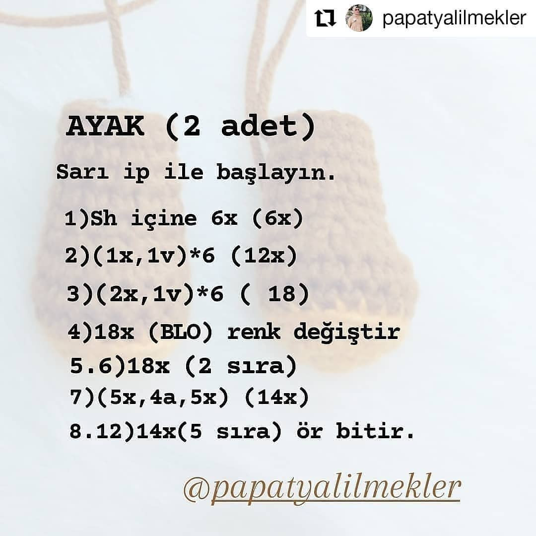 Ücretsiz Ayı Şişesi Kılıfı Tığ İşi Örneği