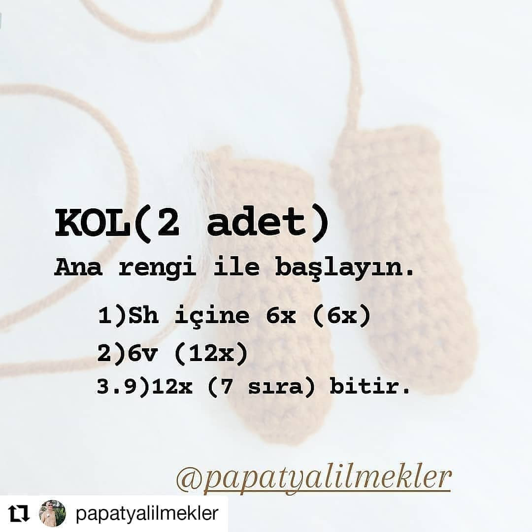 Ücretsiz Ayı Şişesi Kılıfı Tığ İşi Örneği