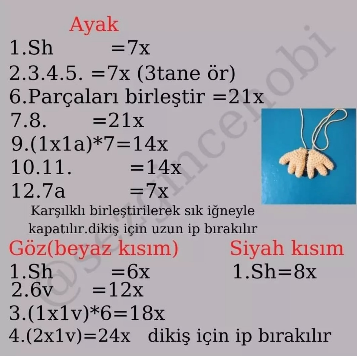 Ücretsiz Baykuş Amigurumi Yapımı