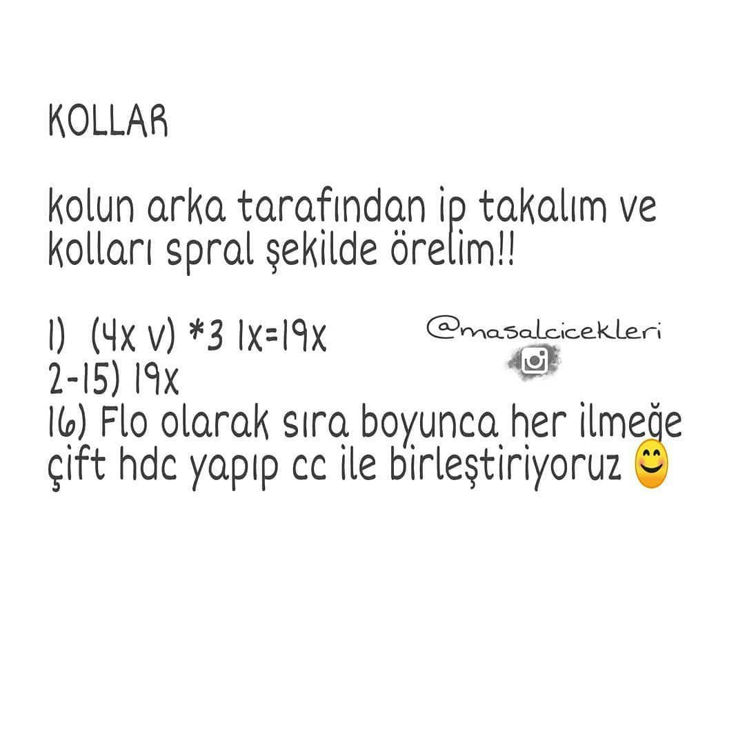 Ücretsiz Bebek Elbise Tığ İşi Tarifi