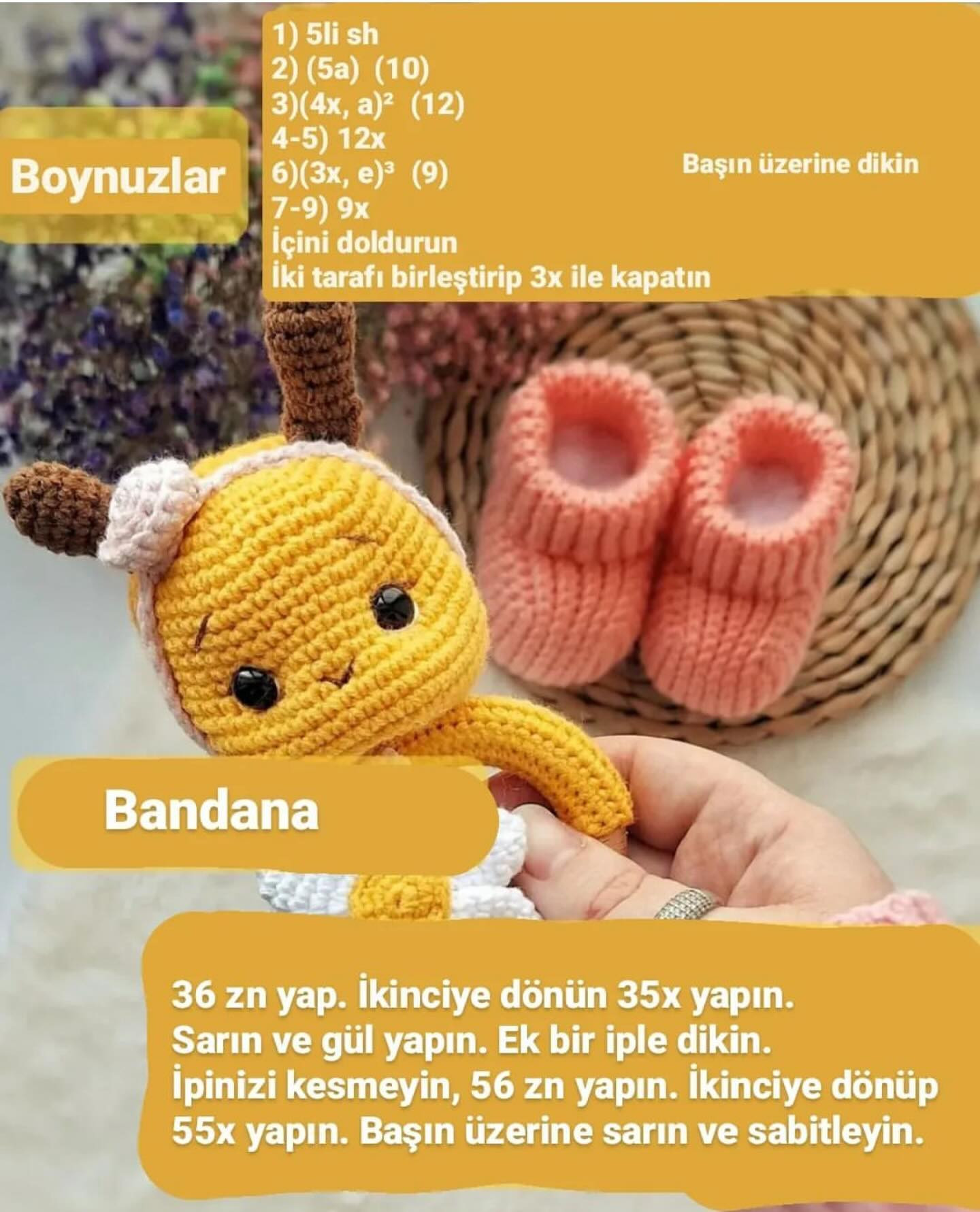 Ücretsiz Bebek Oyuncağı Tığ İşi Tarifi