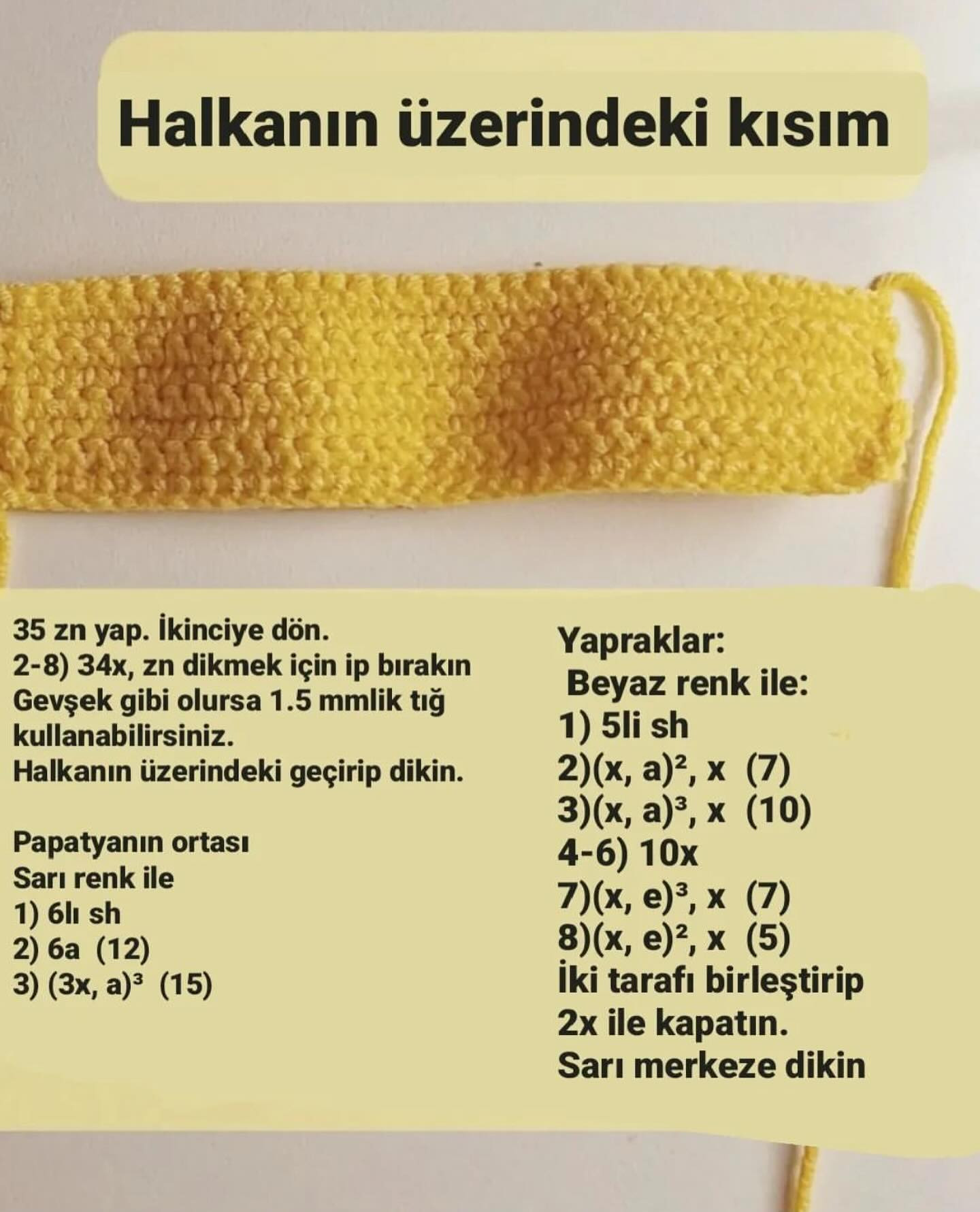 Ücretsiz Bebek Oyuncağı Tığ İşi Tarifi