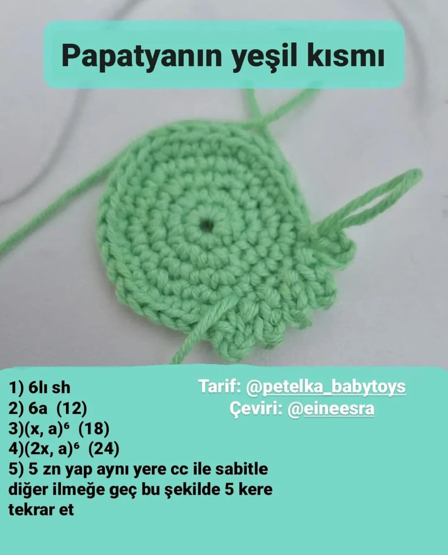 Ücretsiz Bebek Oyuncağı Tığ İşi Tarifi