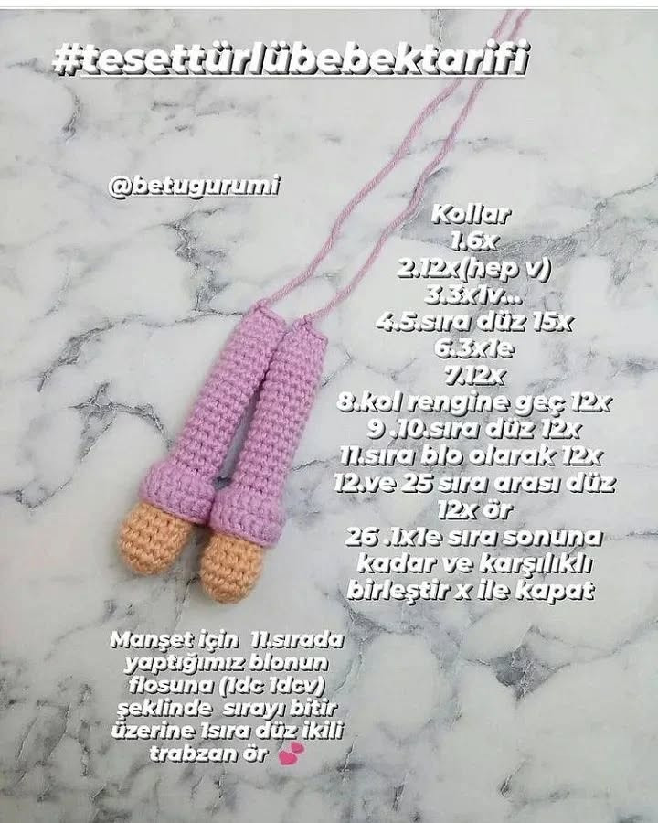 Ücretsiz Bebek Patik ve Şal Tığ işi Örnek Şeması