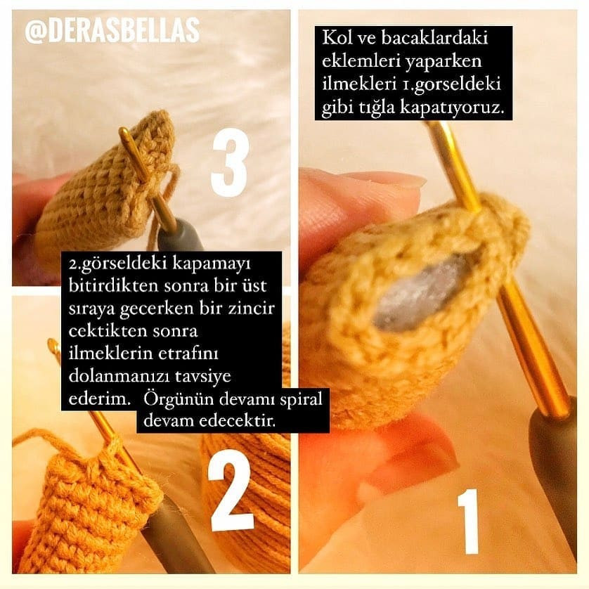 Ücretsiz Bebek ve Ayıcık Amigurumi Tığ İşi Tarifi