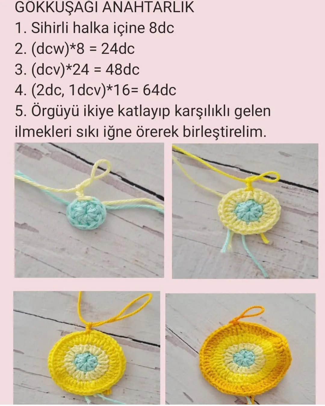 Ücretsiz Bebek Yağmurluğu Anahtarlık Tarifi