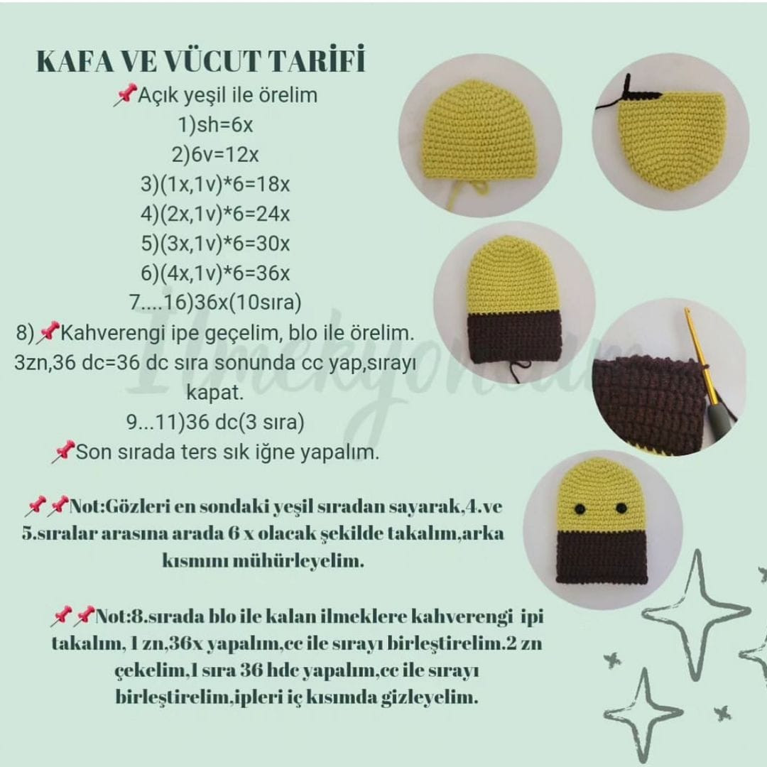 Ücretsiz Bebek Yoda Anahtarlık Tığ İşi Yapımı