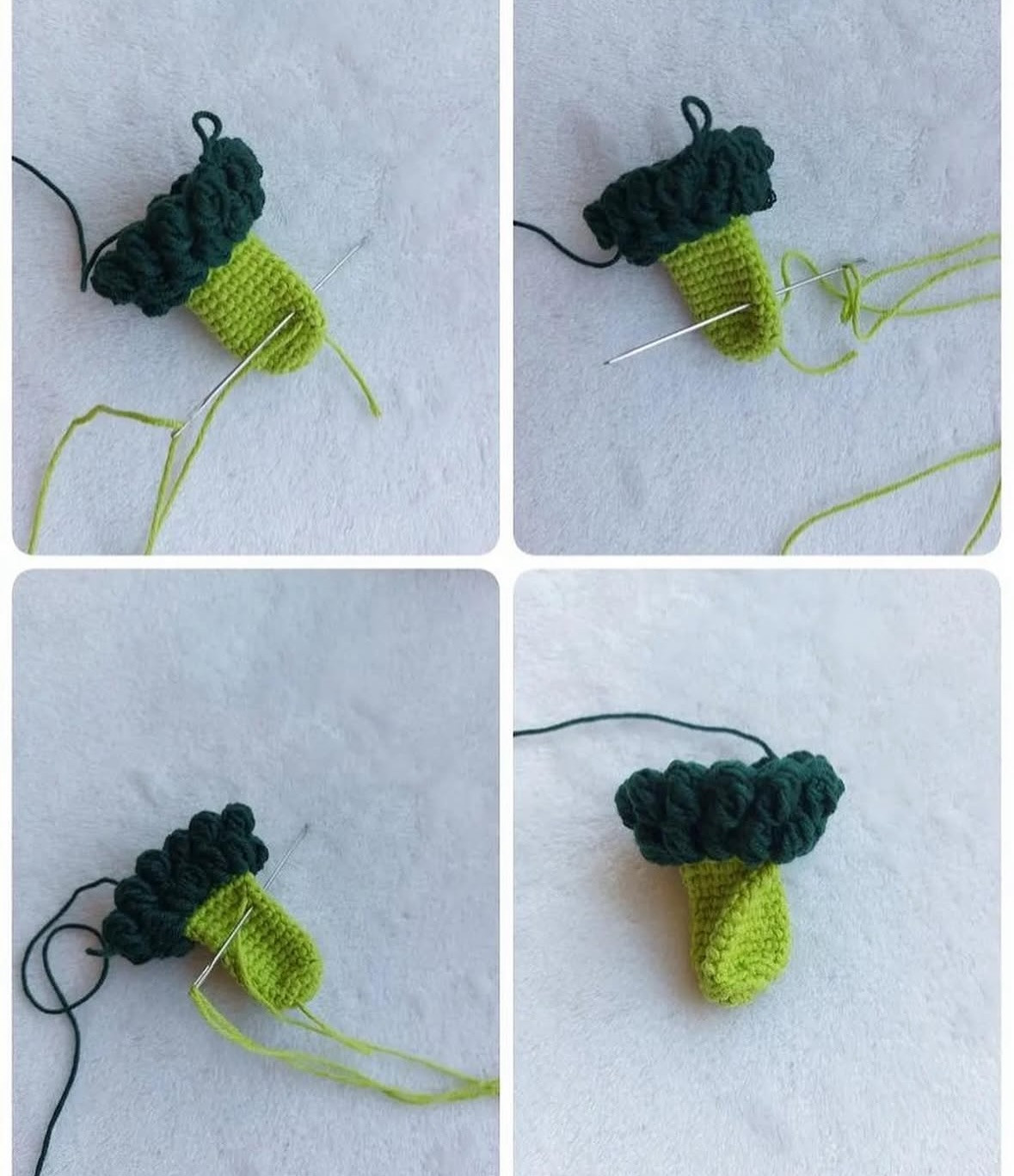 Ücretsiz Brokoli Amigurumi Tığ İşi Tarifi