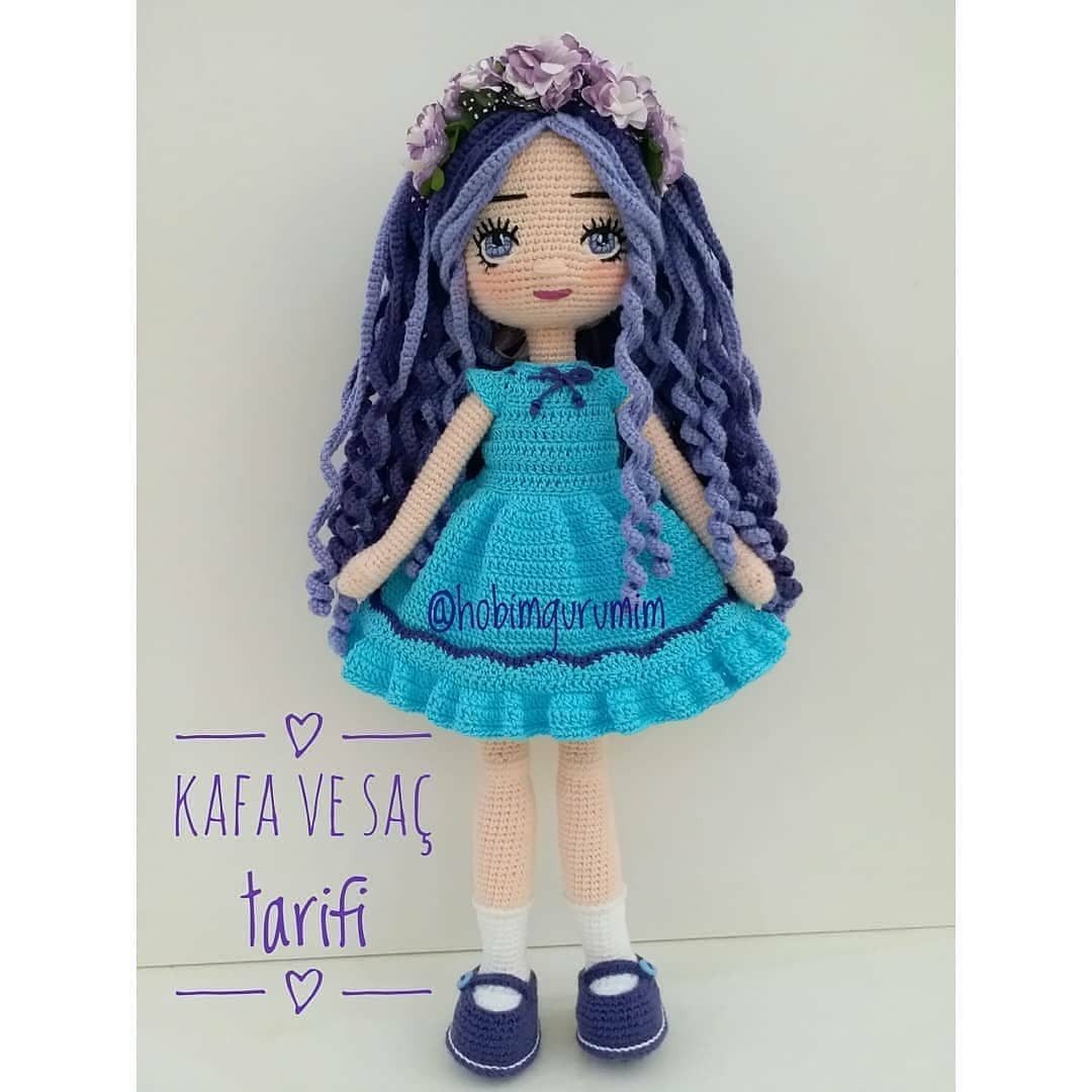Ücretsiz Deniz Bebeği Amigurumi Şeması