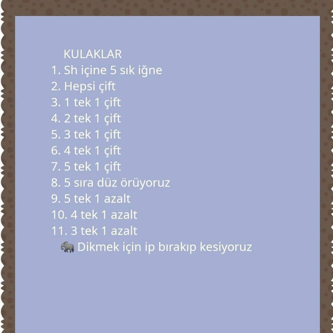 ÜCRETSİZ FİLE ELEFANT ANAHTARLIK TARİFİ