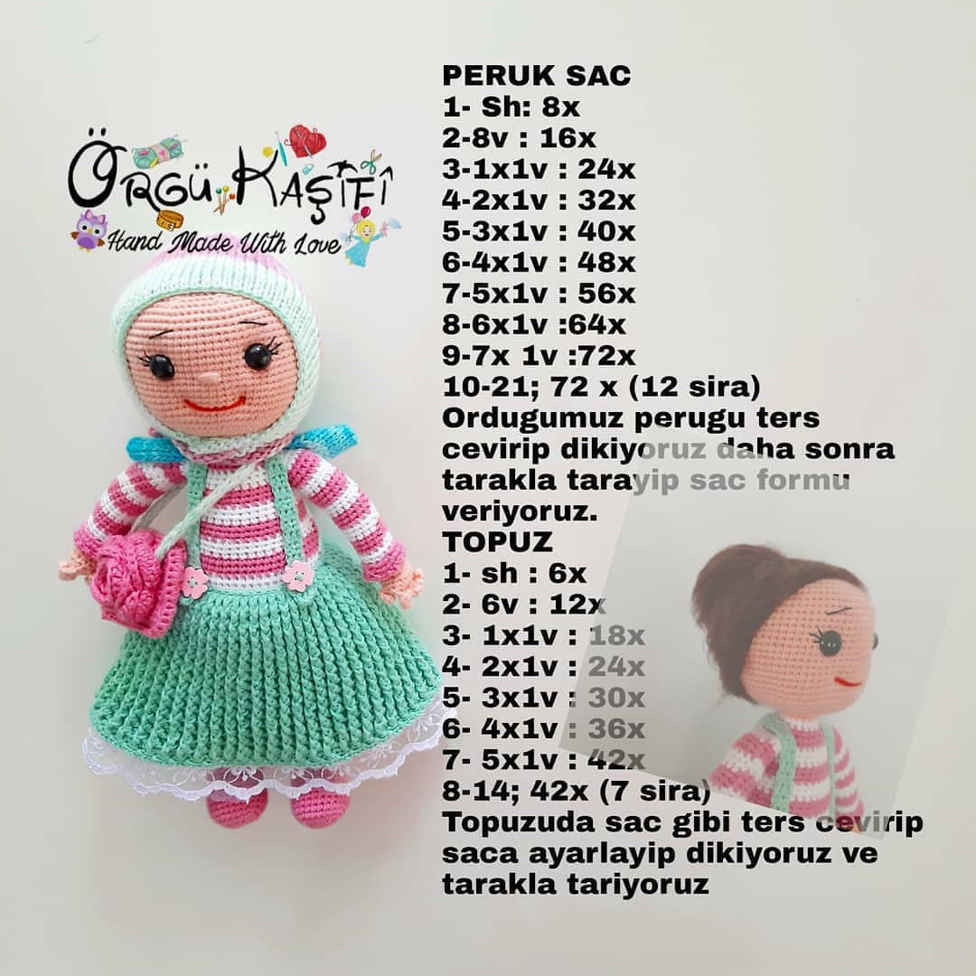 Ücretsiz Hafsa Bebek Örgü Tarifi