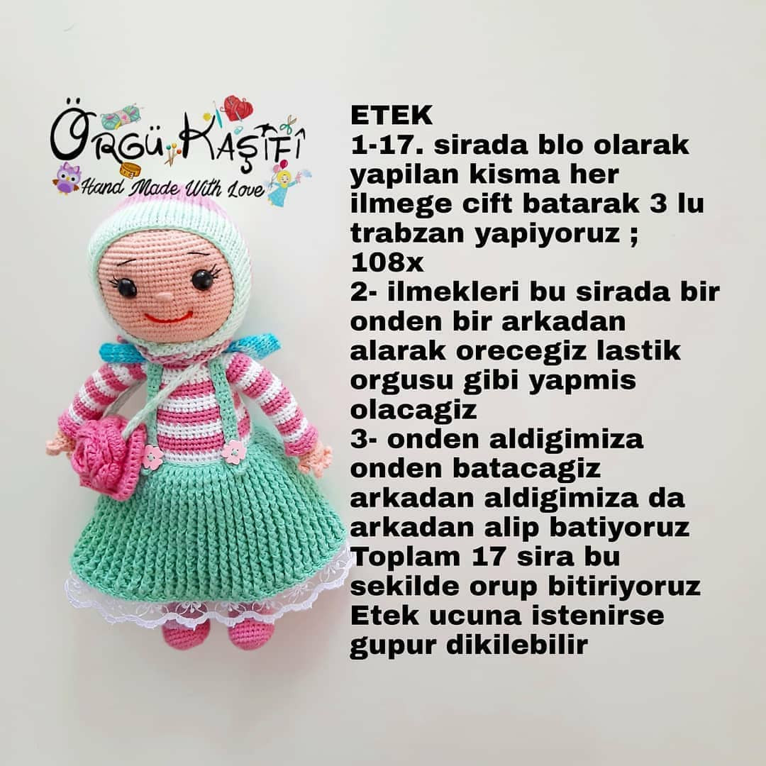 Ücretsiz Hafsa Bebek Örgü Tarifi