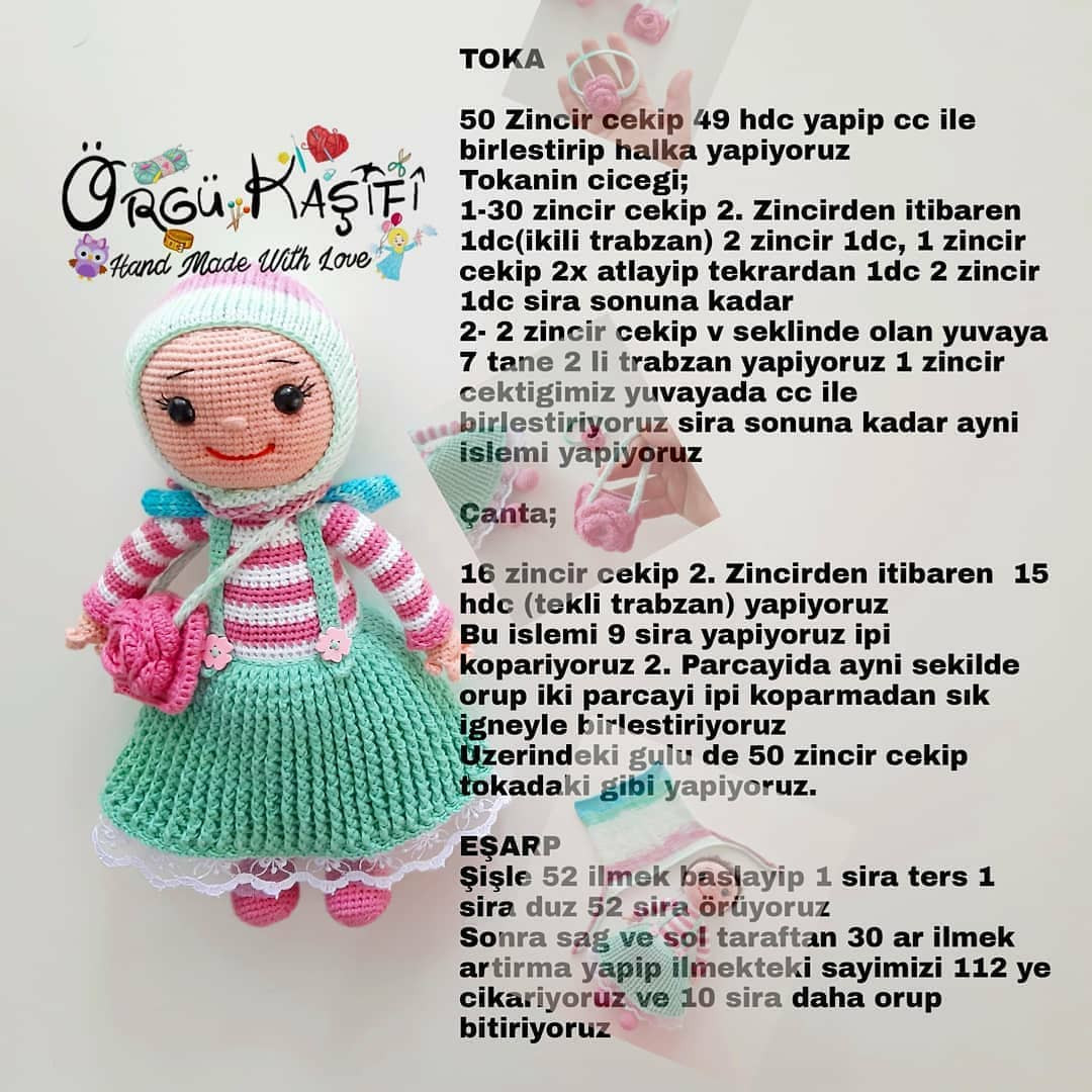 Ücretsiz Hafsa Bebek Örgü Tarifi