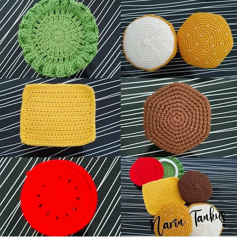 Ücretsiz Hamburger Amigurumi Tarifi Merhaba 🤗 🐰
