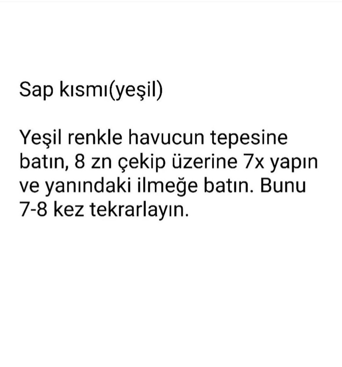Ücretsiz Havuç Örgü Şeması