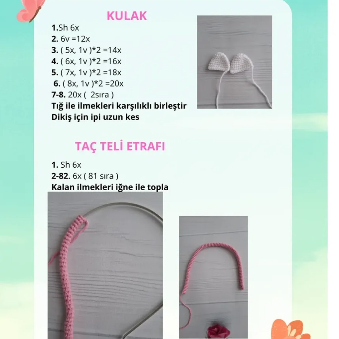 Ücretsiz Hello Kitty Mini Cüzdan ve Taç Yapımı