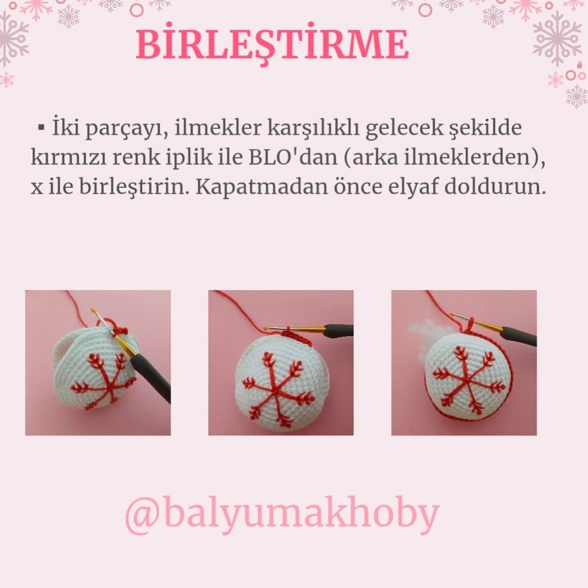 ÜCRETSİZ Kardan Adam Anahtarlık Örgü Şeması