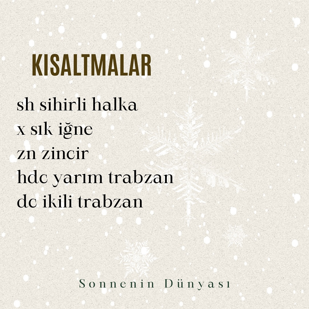 Ücretsiz Kardelenli Bardak Altlığı ve Kupa Kılıfı Örgü Şeması