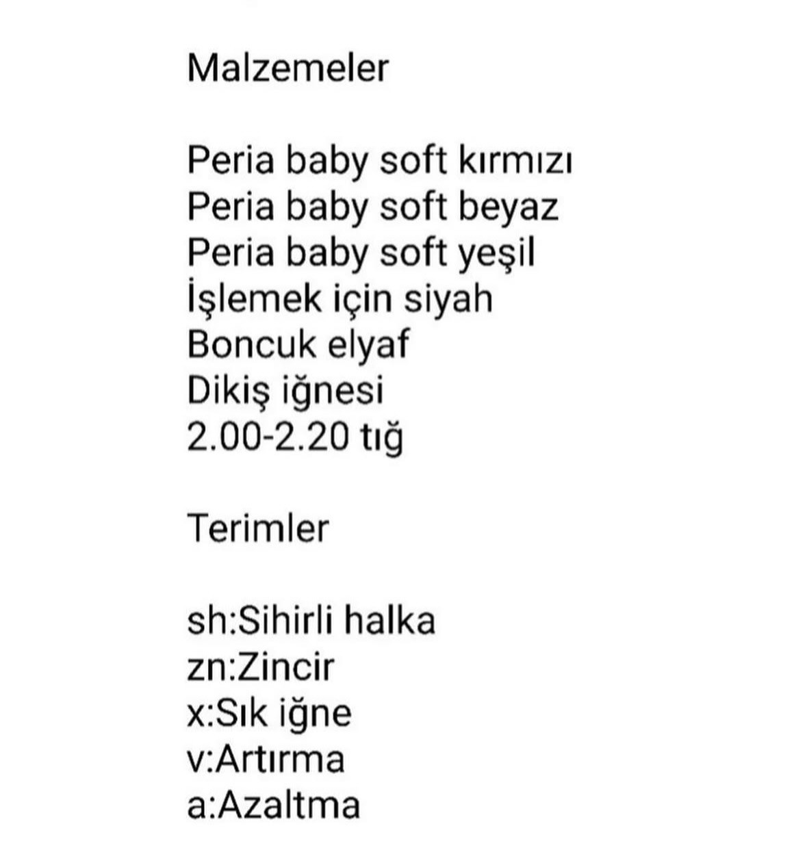 Ücretsiz Karpuz Dilimi Tığ İşi Örgü Şeması