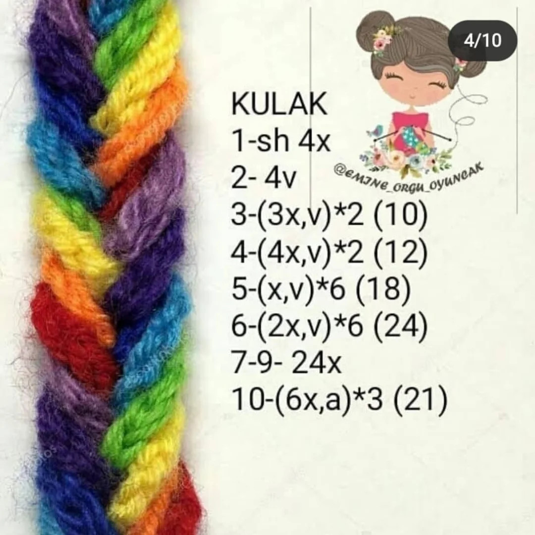 ÜCRETSİZ KEDİCİK AMİGURUMİ ÖRGÜ ŞEMASI