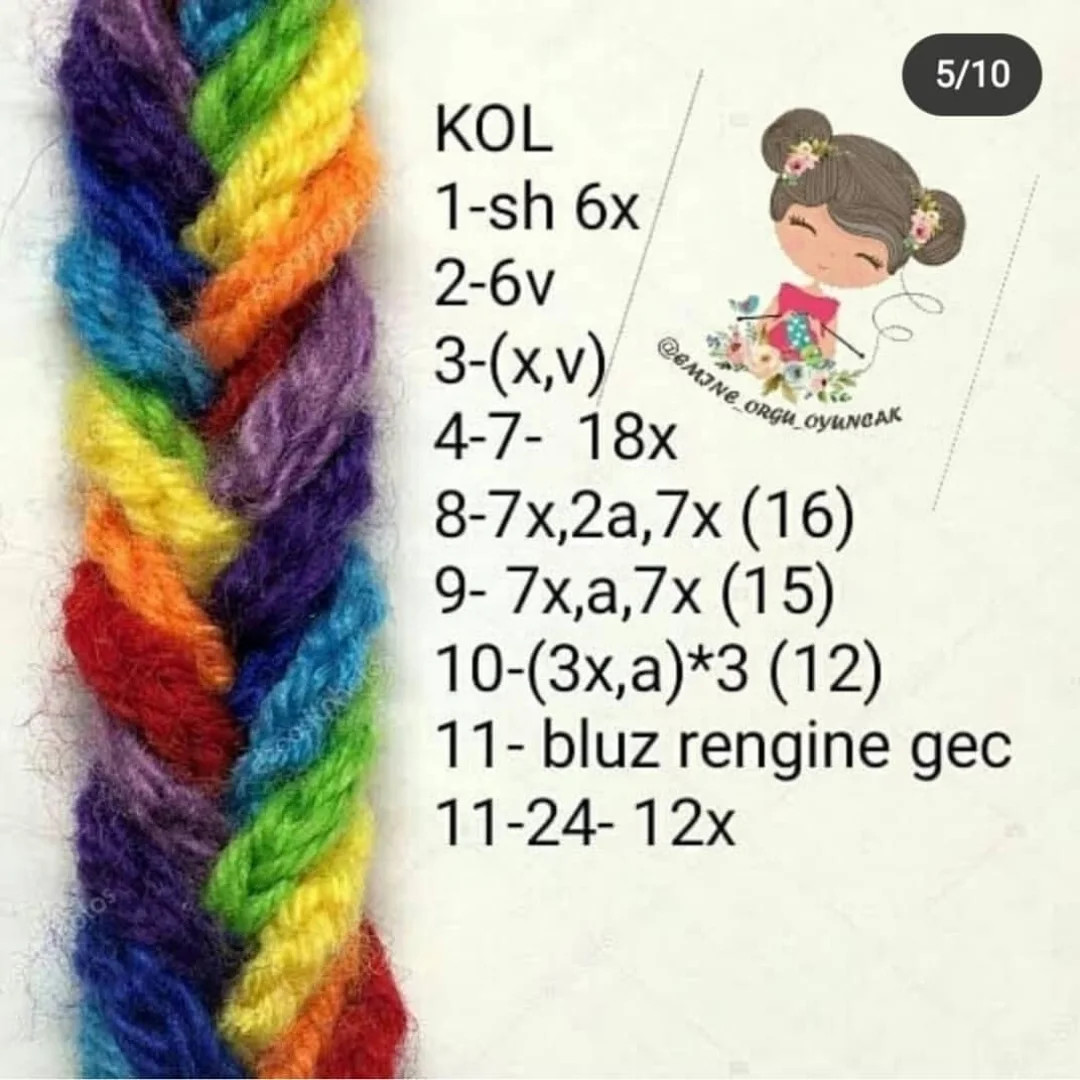 ÜCRETSİZ KEDİCİK AMİGURUMİ ÖRGÜ ŞEMASI