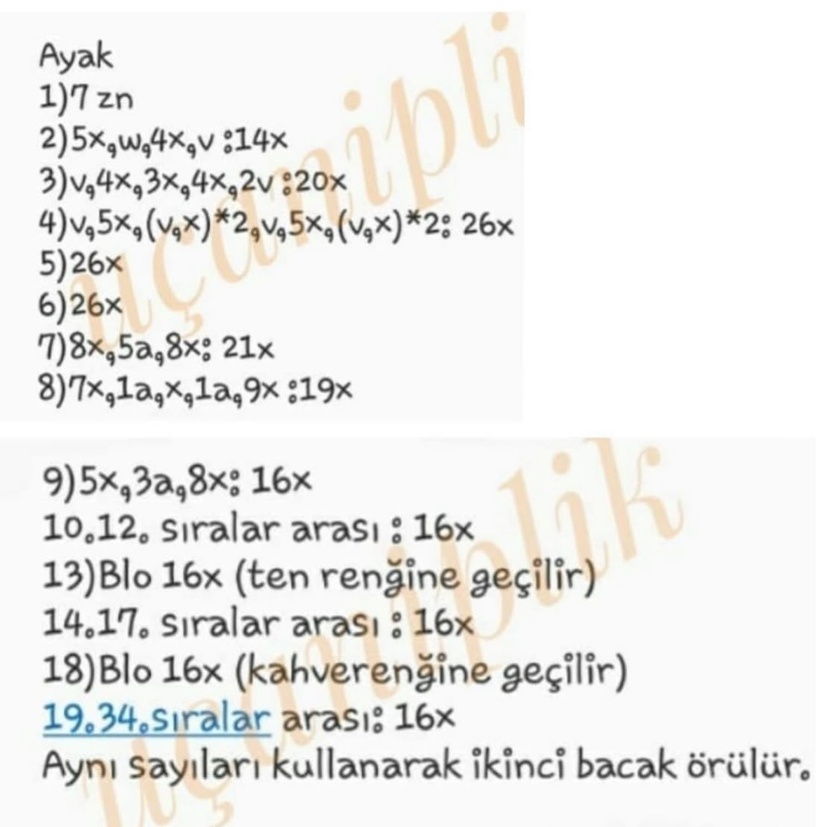 Ücretsiz Keloglan Amigurumi Tığ İşi Tarifi