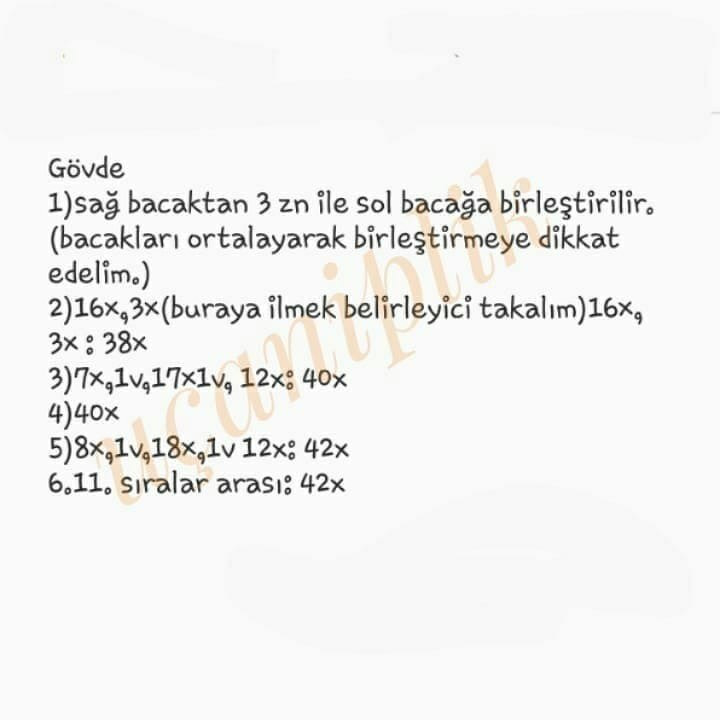 Ücretsiz Keloglan Amigurumi Tığ İşi Tarifi