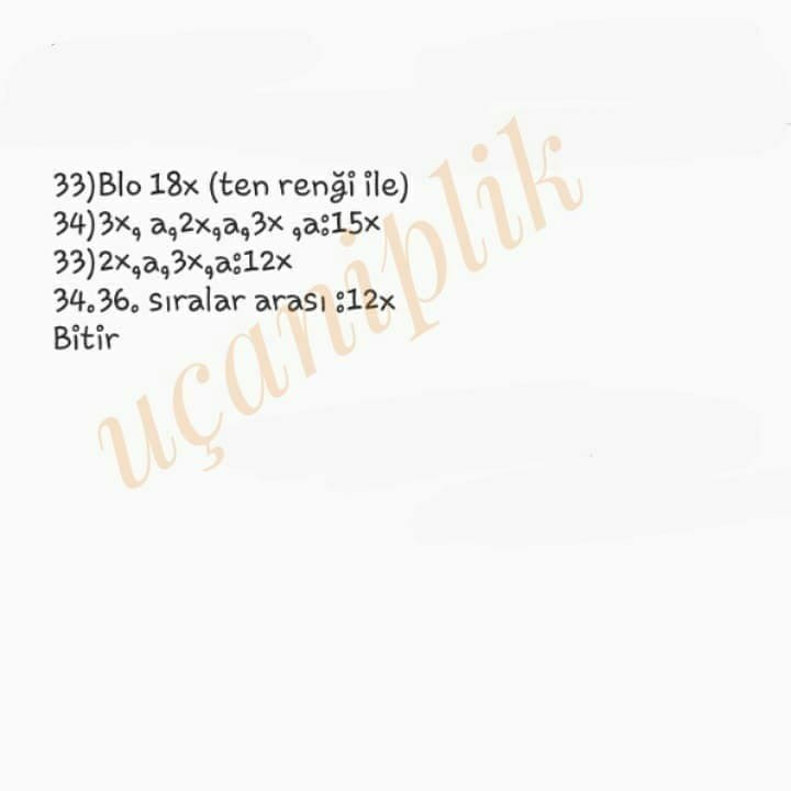 Ücretsiz Keloglan Amigurumi Tığ İşi Tarifi
