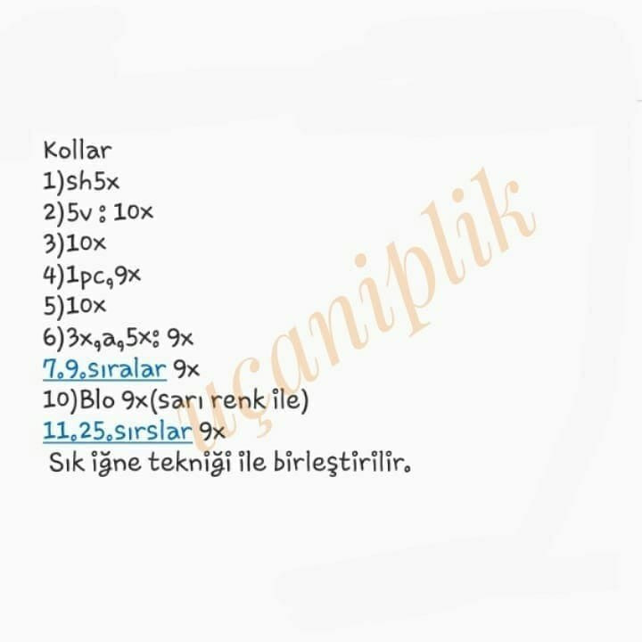 Ücretsiz Keloglan Amigurumi Tığ İşi Tarifi