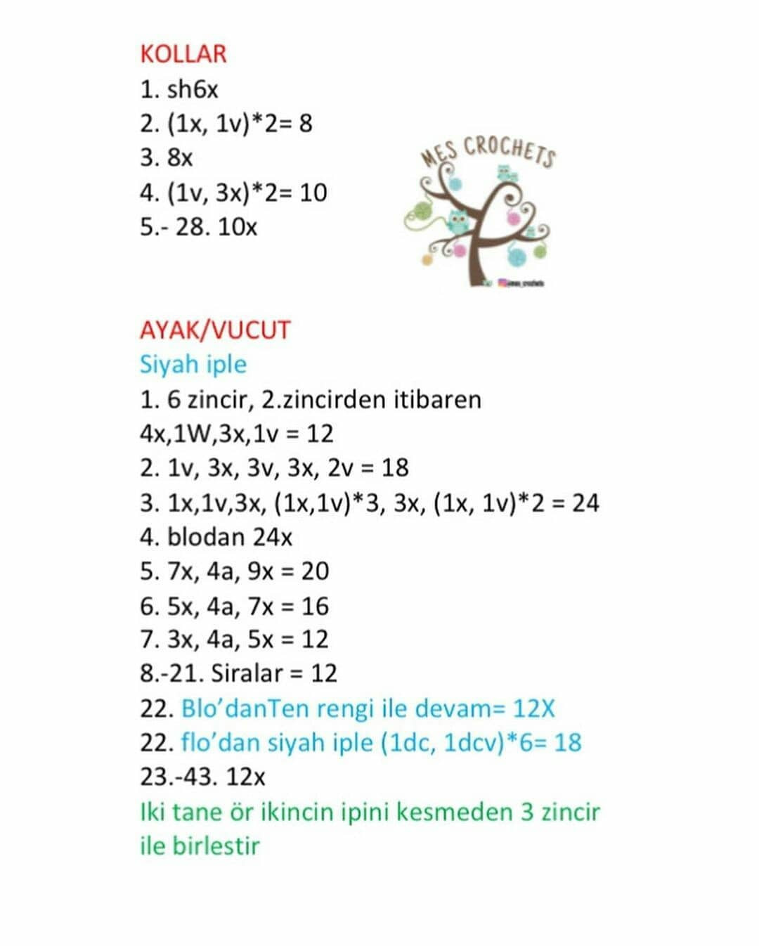 Ücretsiz Kız Korsan Amigurumi Tığ İşi Tarifi