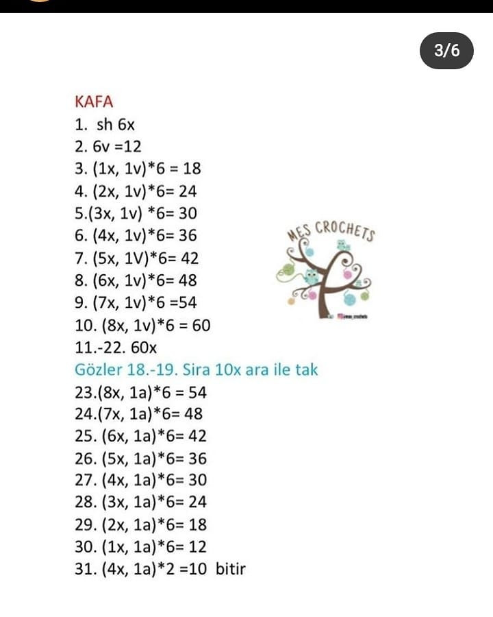 Ücretsiz Kız Korsan Amigurumi Tığ İşi Tarifi