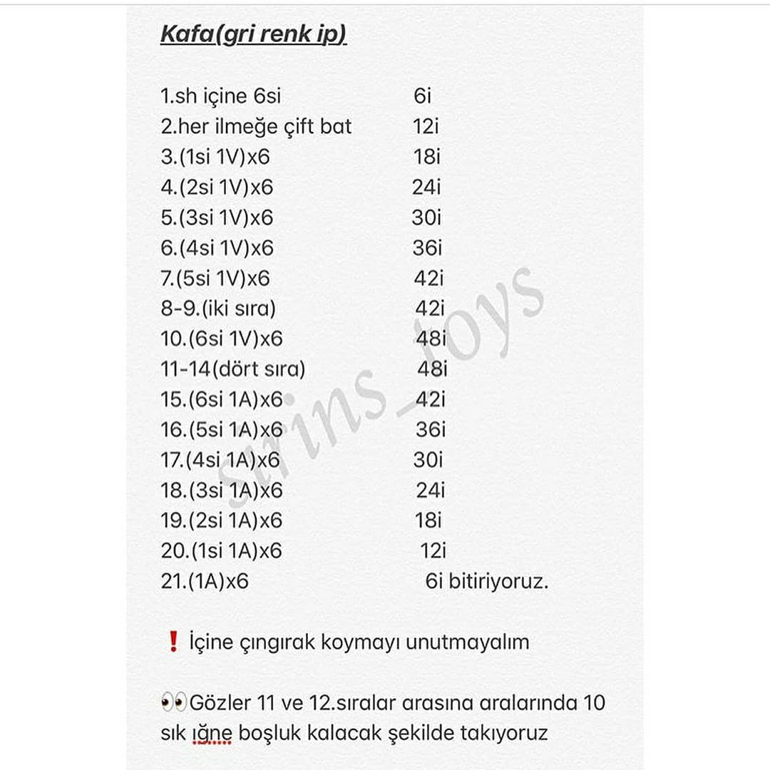 Ücretsiz Koala Bebek Zili Tığ İşi Tarifi