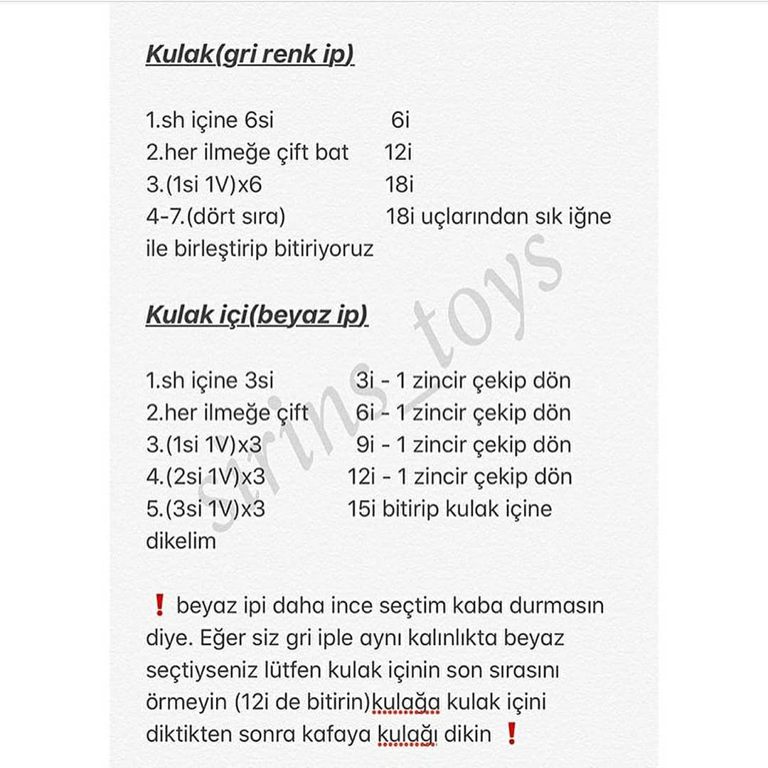 Ücretsiz Koala Bebek Zili Tığ İşi Tarifi
