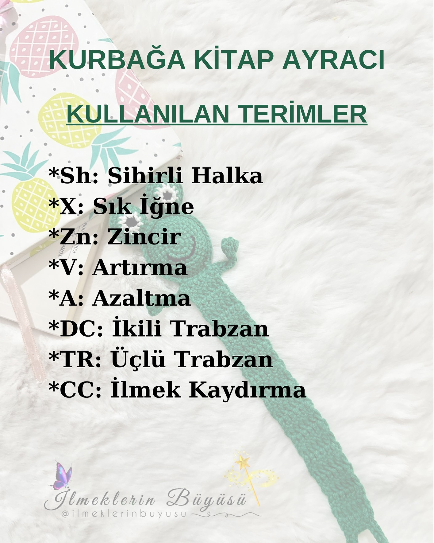 Ücretsiz Kurbağa Kitap Ayracı Tarifi