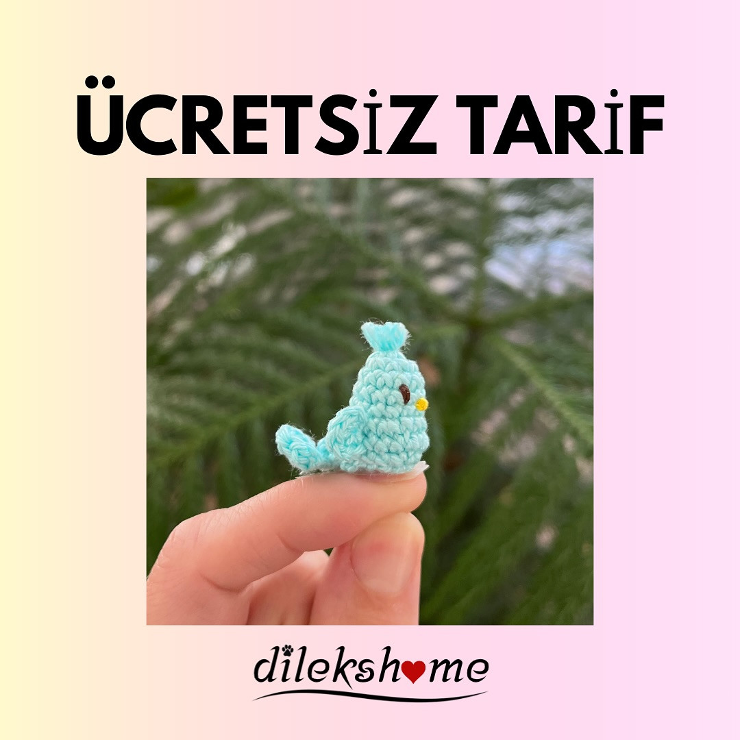 Ücretsiz Kuş Amigurumi Şeması