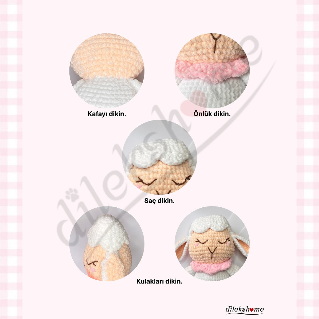 Ücretsiz Kuzu Zazu Amigurumi Tığ İşi Tarifi