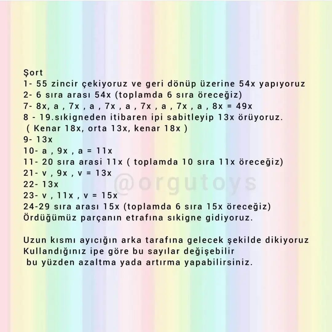 Ücretsiz Lokum Ayıcık Tığ İşi Tarifi