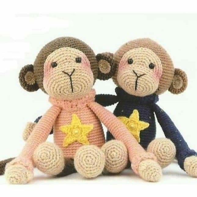 Ücretsiz Maymun Amigurumi Tığ İşi Tarifi