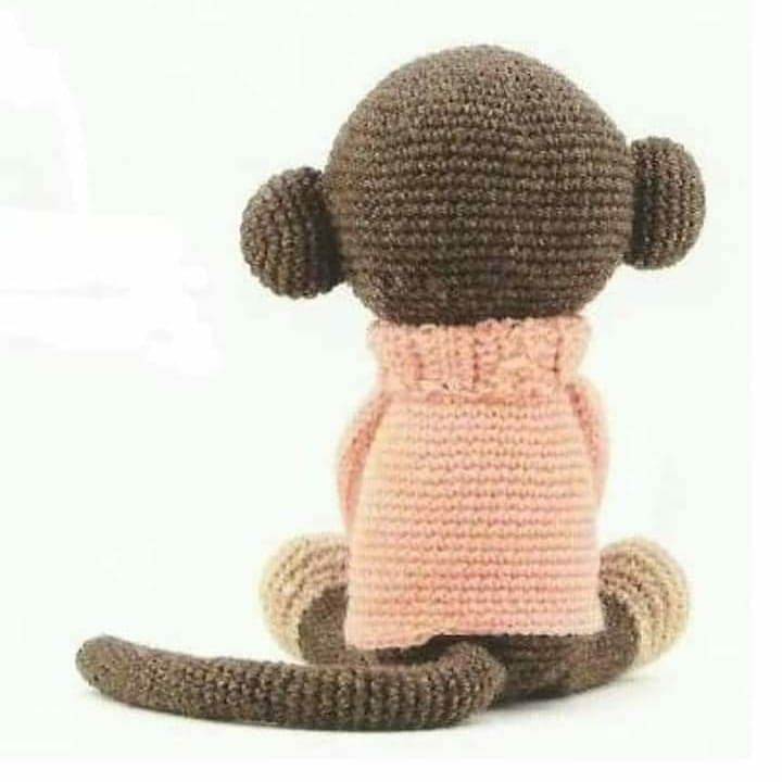 Ücretsiz Maymun Amigurumi Tığ İşi Tarifi