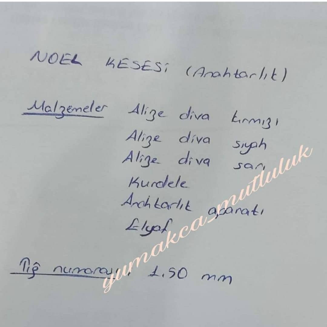 ÜCRETSİZ Noel Baba ve Elf Örgü Şeması