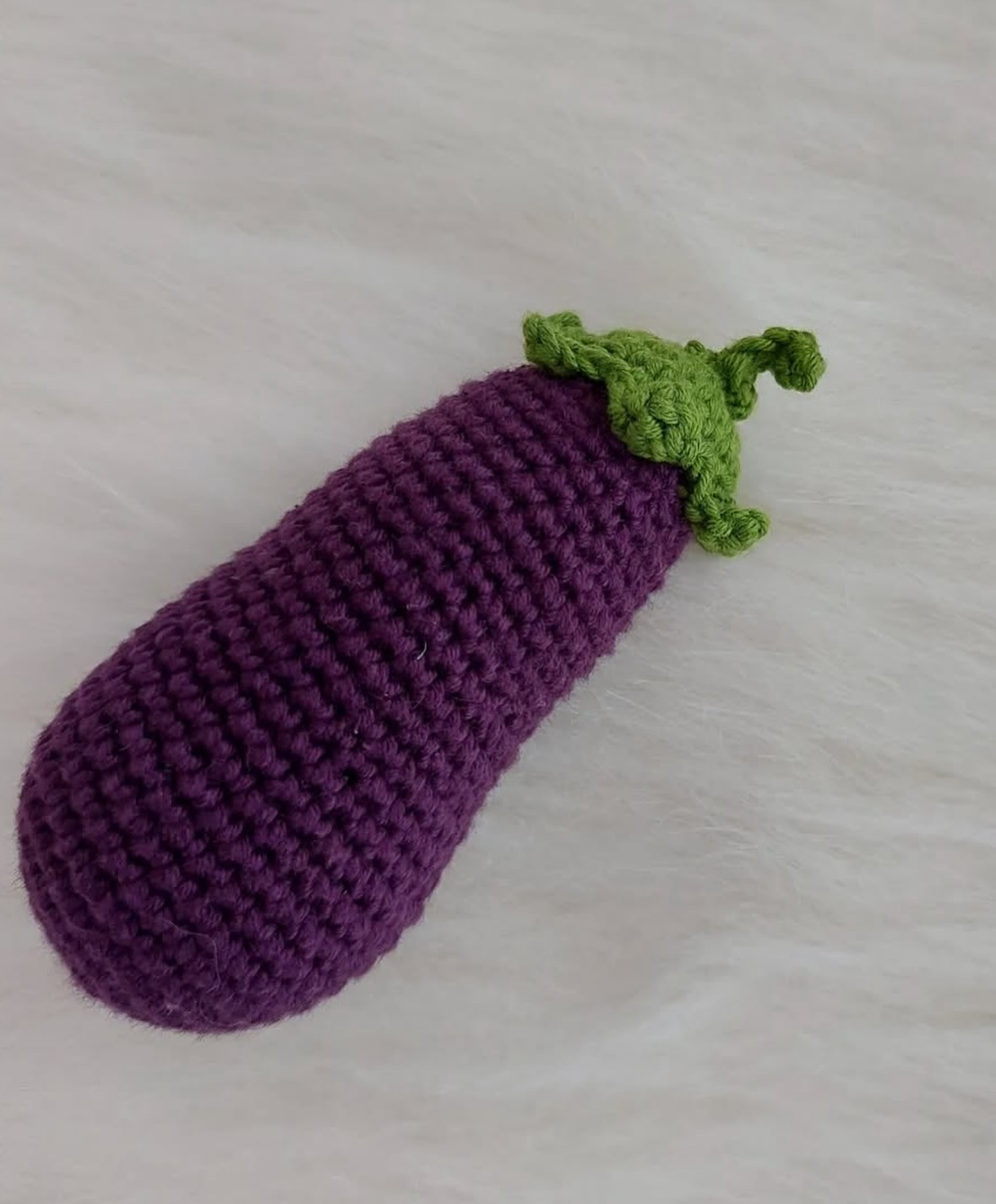 Ücretsiz Patlıcan Amigurumi Tarifi