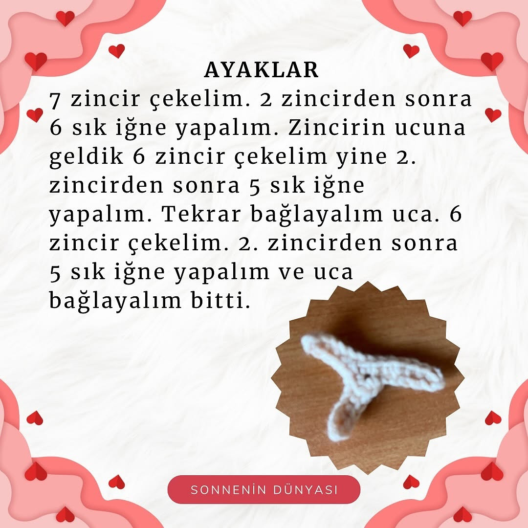 Ücretsiz Sevgili Kuşcuk Amigurumi Örgü Şeması