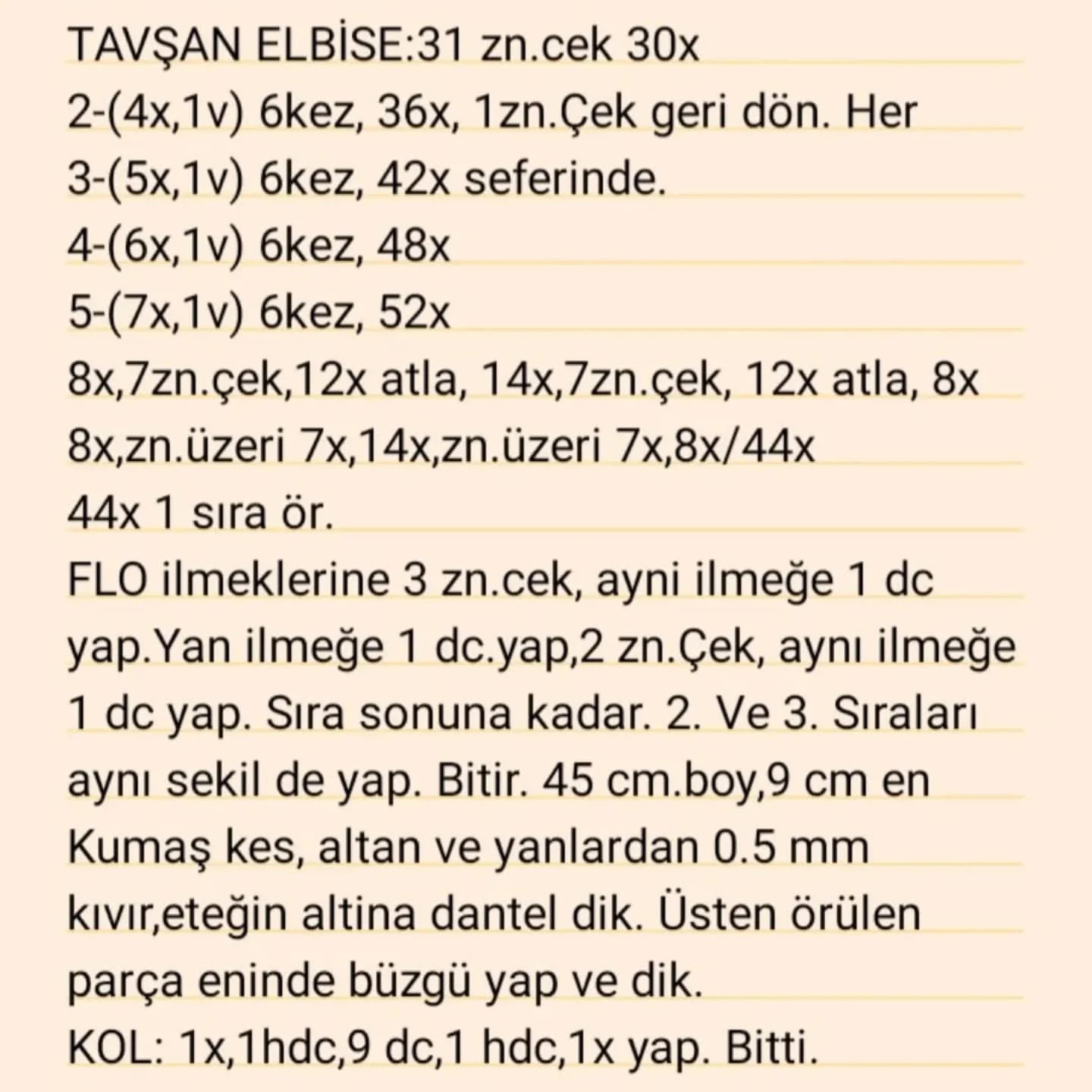 Ücretsiz Sevgililer Günü Tavşanı Amigurumi Tarifi